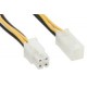 Inline 26632. Cable alimentacion adaptador 4 pin desde Molex 4pin